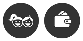 Great for Kids - Easy on the Wallet Logo