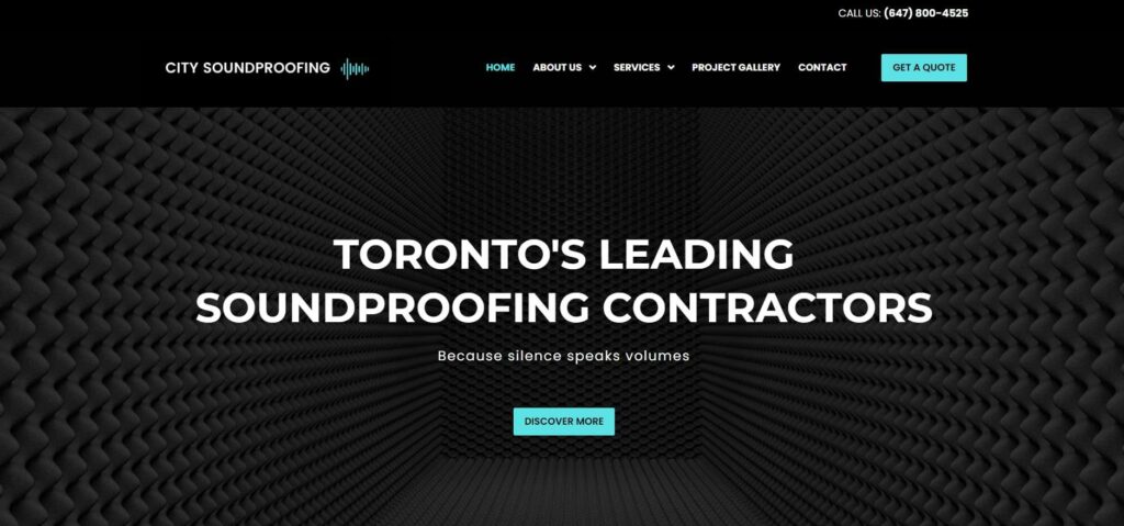 City Soundproofing Toronto's Homepage