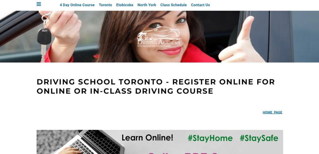 Globe Driving Academy - Driving School's Homepage