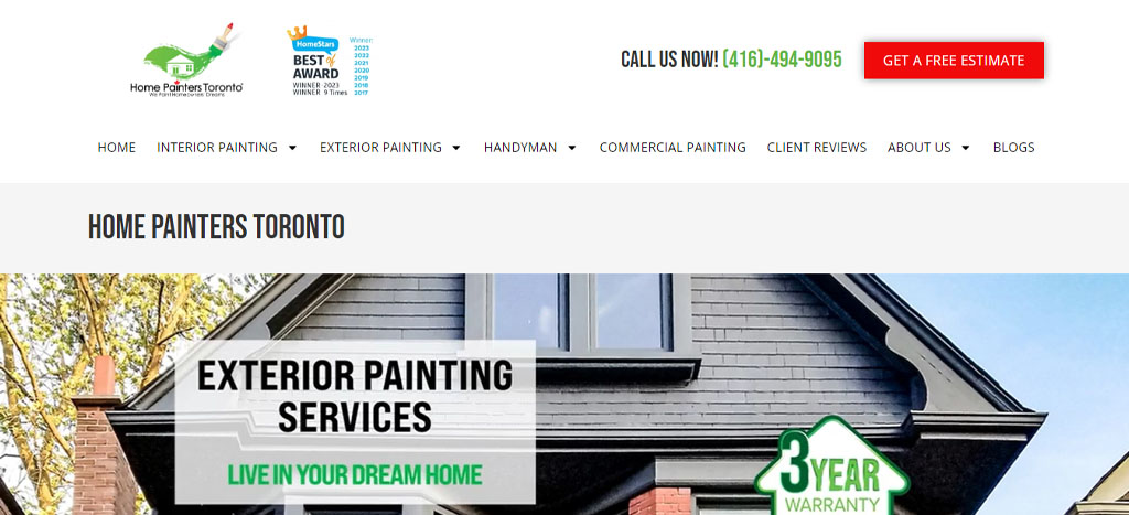 Home Painters Toronto's Homepage