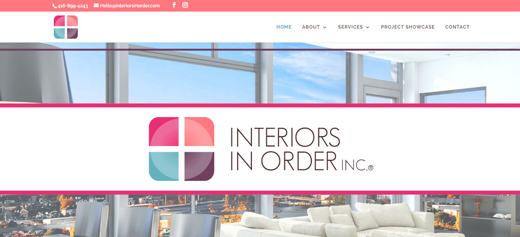 Interiors In Order Inc.'s Homepage