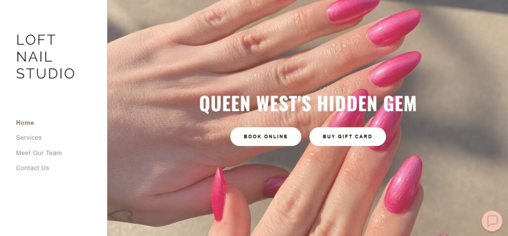 Loft Nail Studio's Homepage