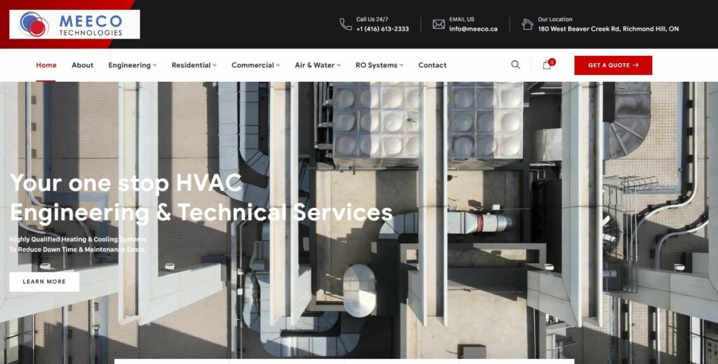 MEECO Technologies Homepage