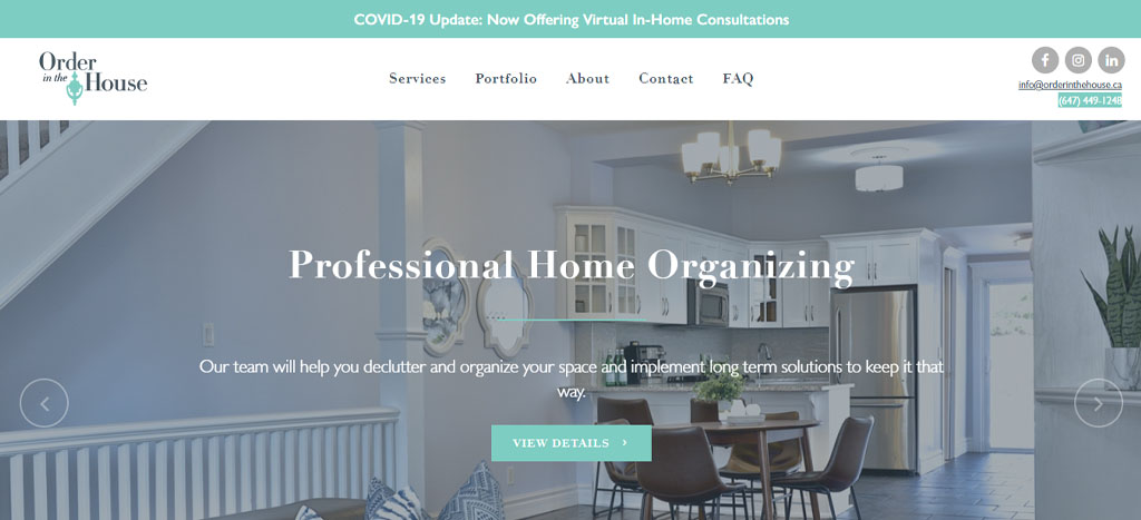 Order in the House's Homepage