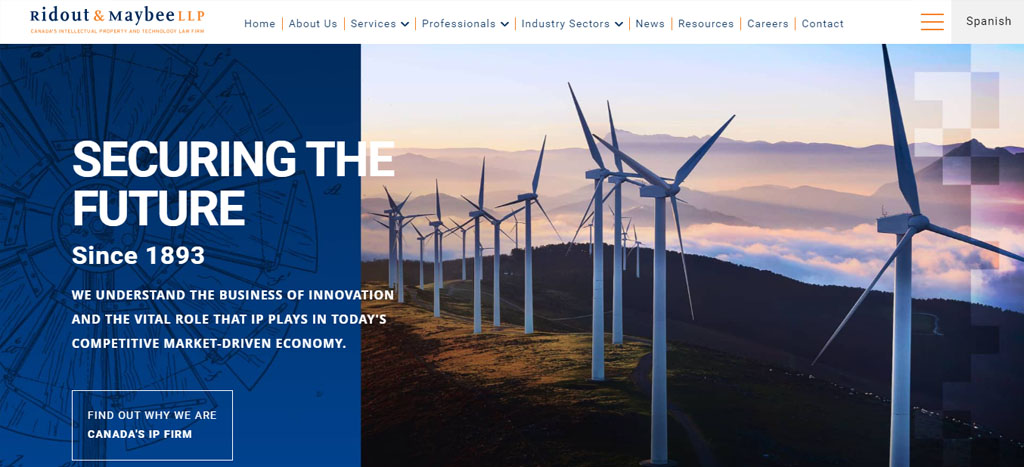 Ridout & Maybee LLP's Homepage
