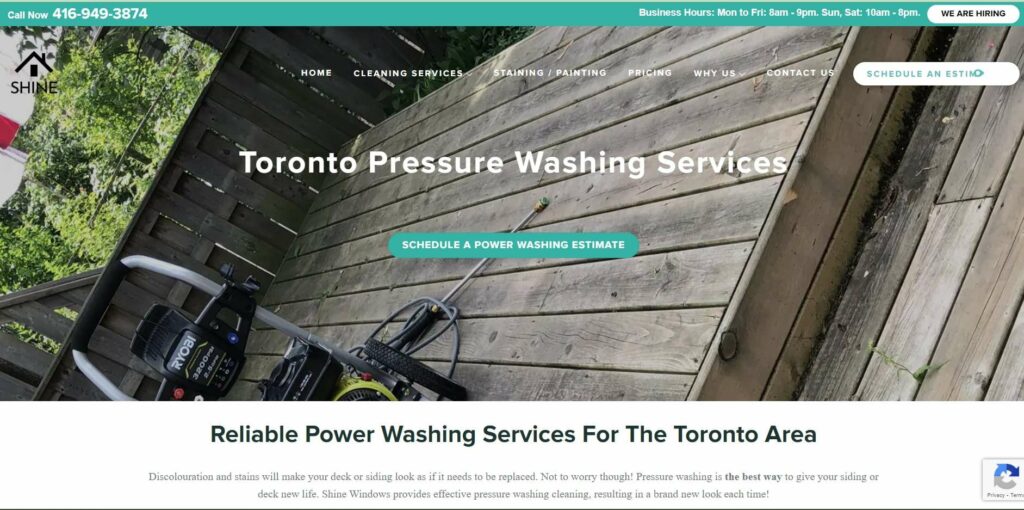 Shine - Window and Eaves Cleaning's Homepage