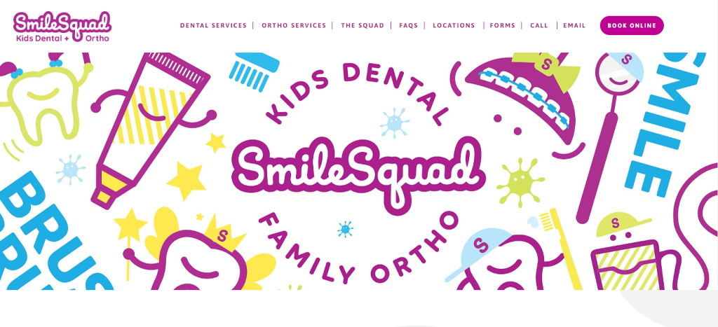 Smile Squad Kids Dental's Homepage