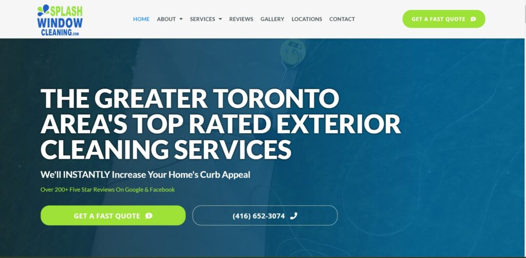 Splash Window Cleaning's Homepage