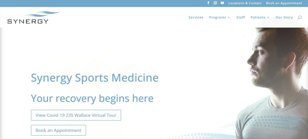 Synergy Sports Medicine's Homepage