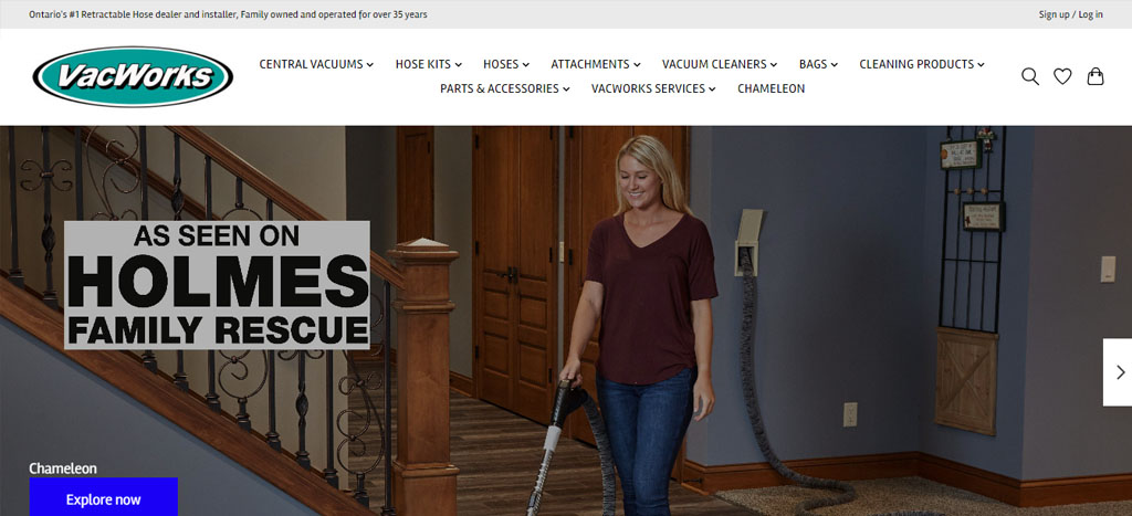 VacWorks Homepage