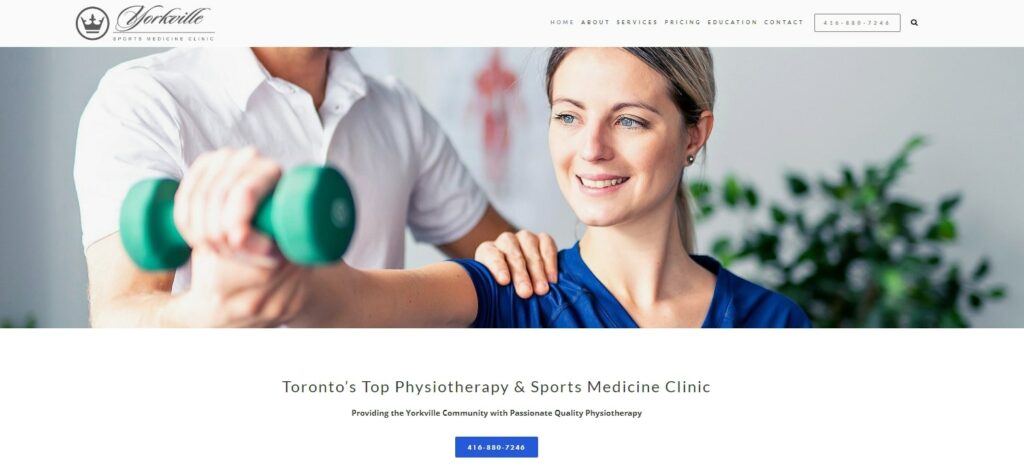 Yorkville Sports Medicine Clinic's Homepage