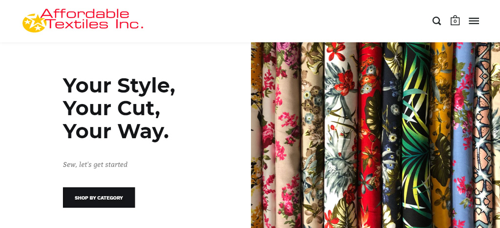Affordable Textiles Homepage