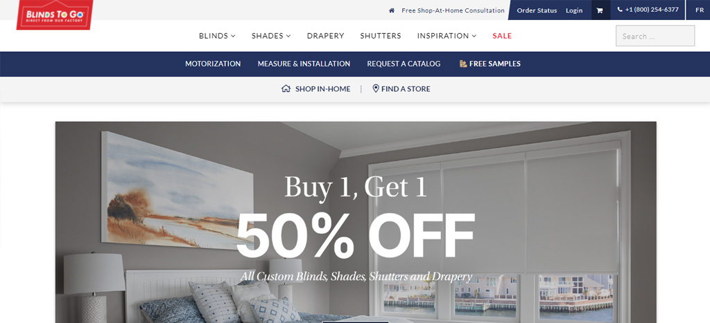 Blinds To Go Inc.'s Homepage