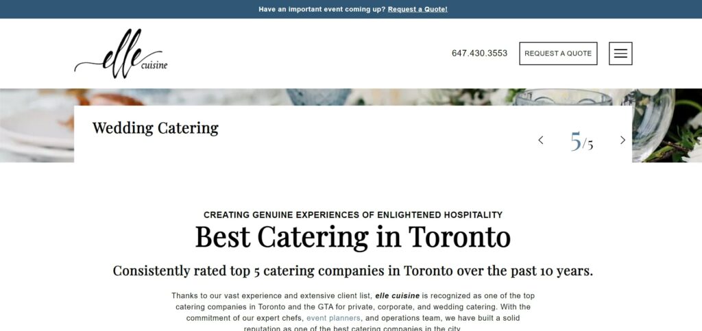 Elle Cuisine's Homepage