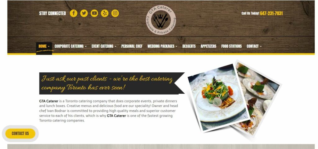GTA Caterer's Homepage
