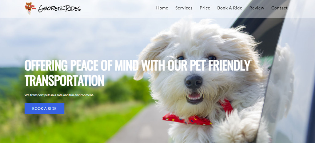 Goober Rides Homepage