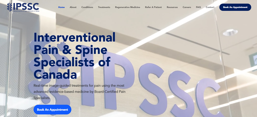 Interventional Pain & Spine Specialists of Canada's Homepage