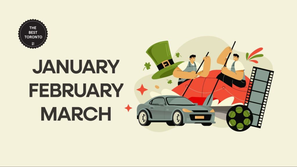 January, February, March Banner