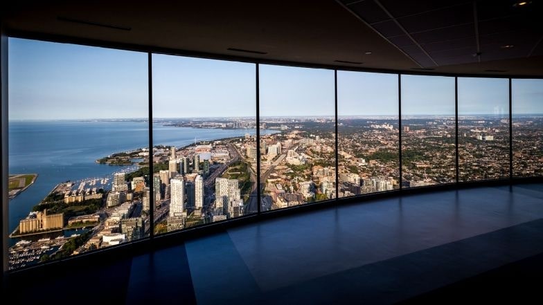 Marvel at the beauty of Toronto at the CN tower