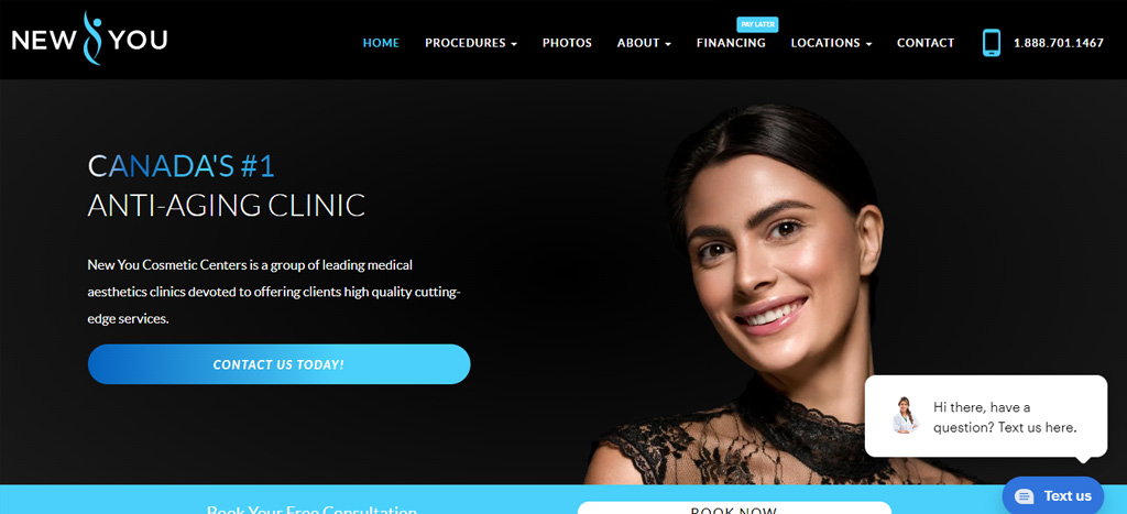 New You Cosmetic Centre's Homepage