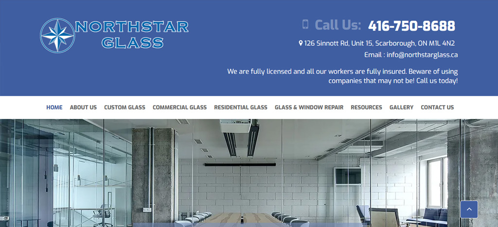 Northstar Glass Homepage