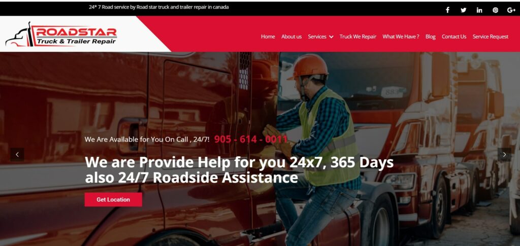 Road Star Truck & Trailer Repair Inc.'s Homepage