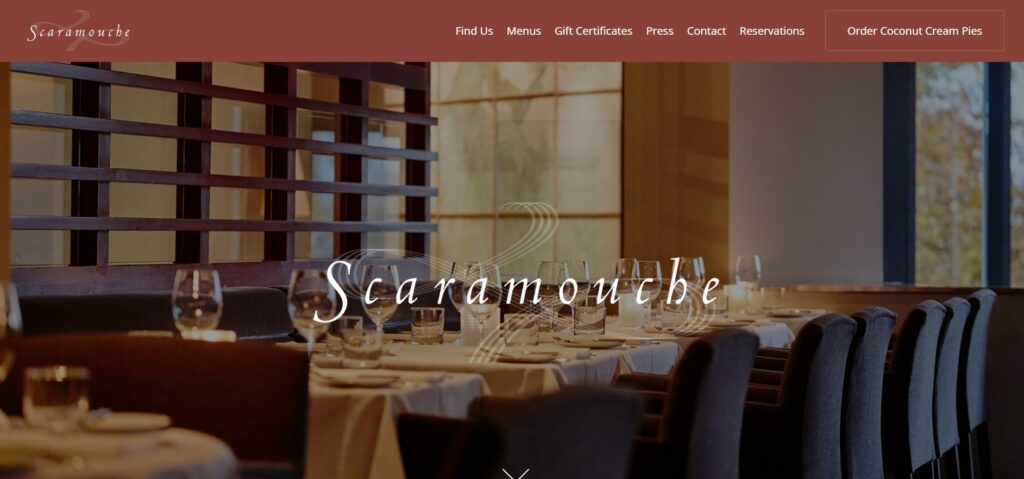 Scaramouche Restaurant's Homepage