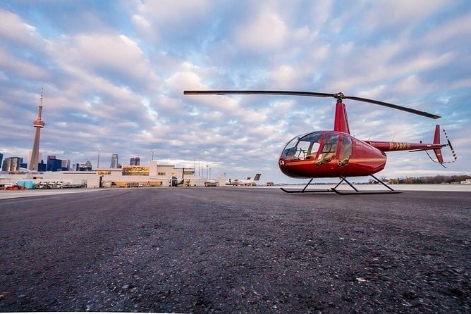 See Toronto from a helicopter