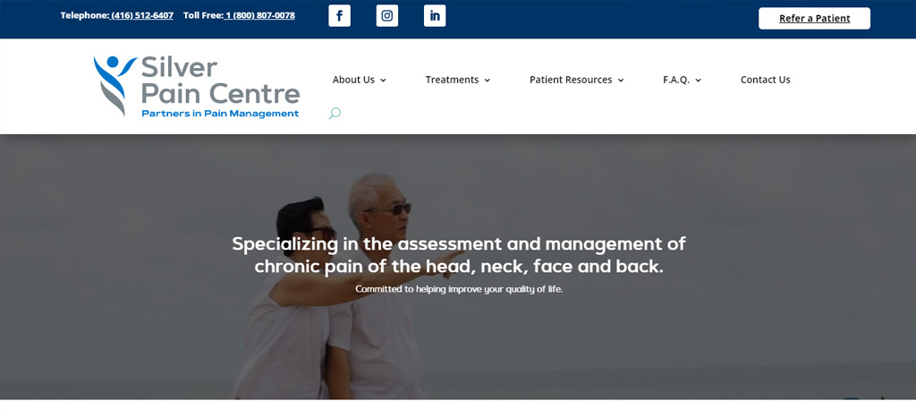 Silver Pain Centre's Homepage