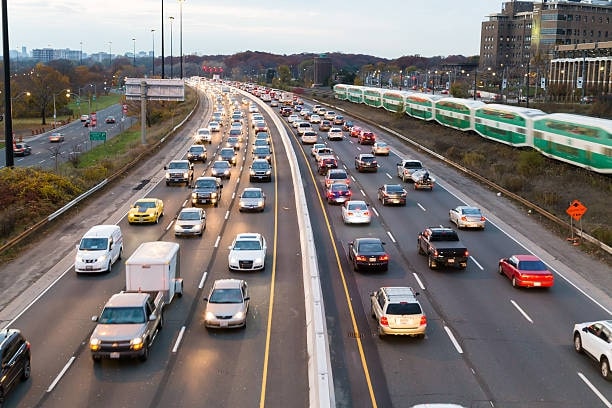 Avoid driving during rush hour