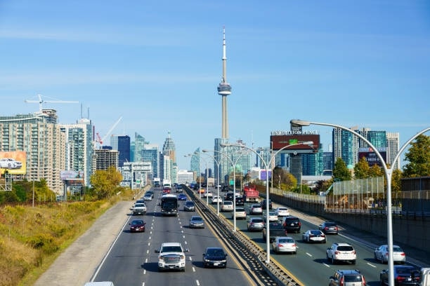 Canadians drive on the right-hand side of the road
