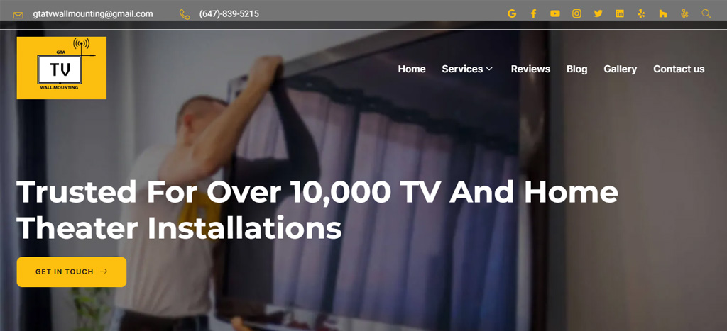 GTA TV Wall Mounting's Homepage