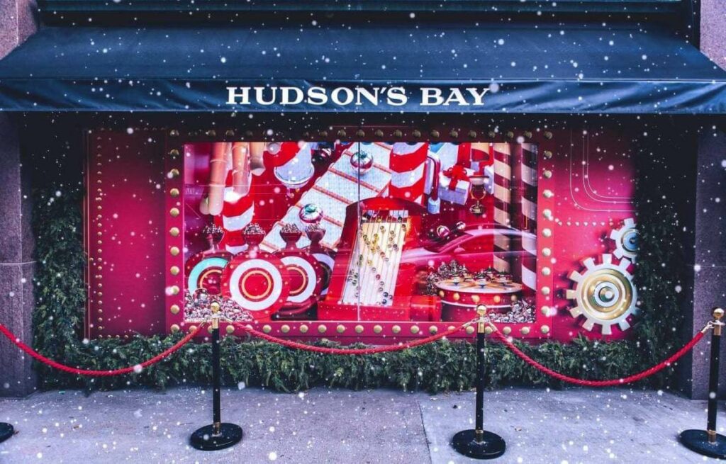 Hudson’s Bay Holiday Windows