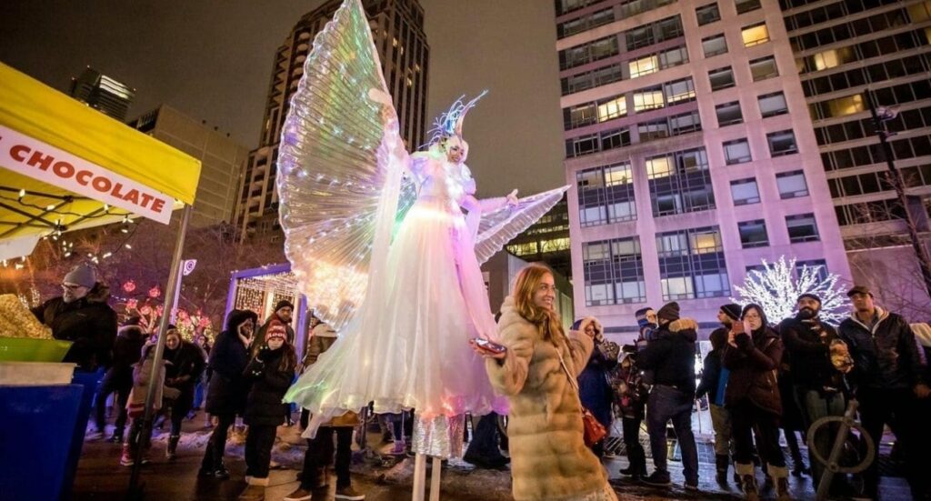 Admire the cool sculptures at the annual Icefest