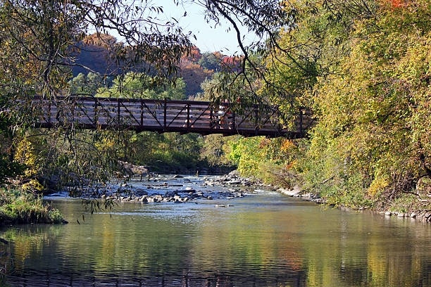 Appreciate the scenery at the Don River