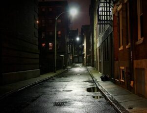 Avoid not being cautious of your surroundings at night