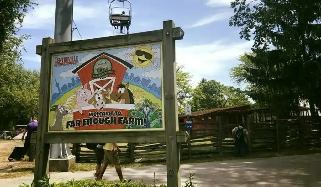 Bring your kids to Far Enough Farm for some fun