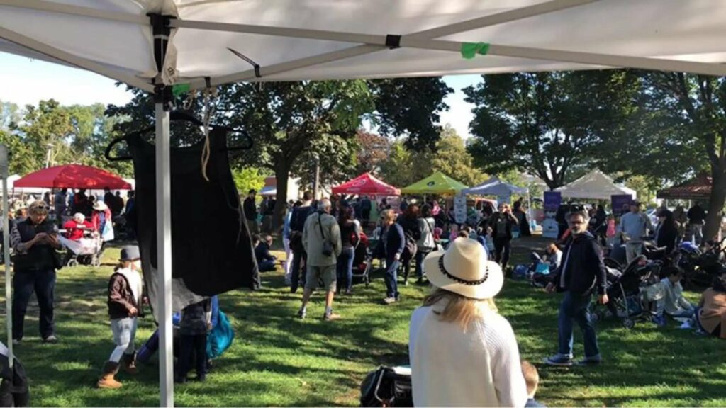 Check out the goods at Leslieville Farmers Market