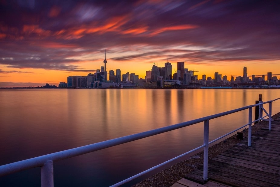 Enjoy a captivating view from Polson Pier