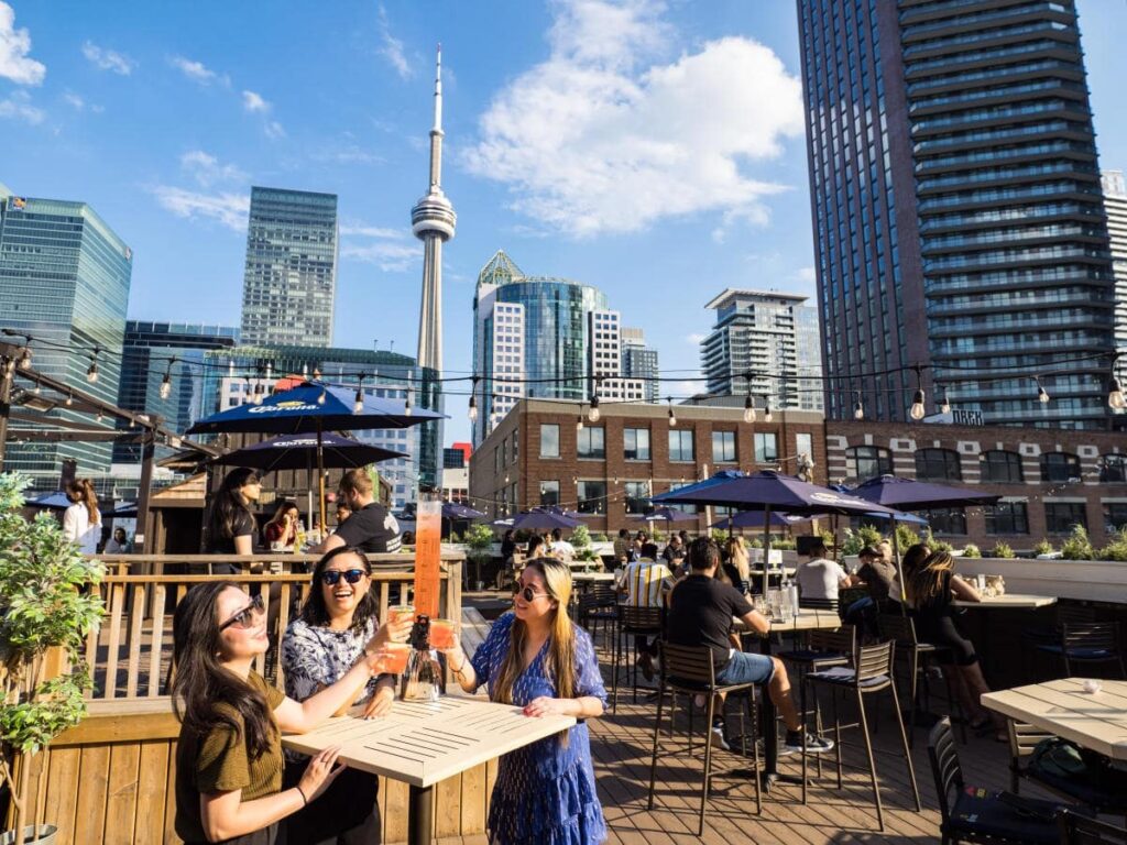 Feel the summer breeze on a patio