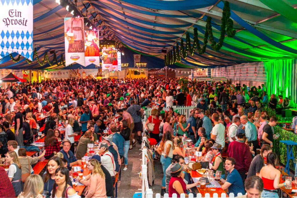 Go for a drink at Oktoberfest
