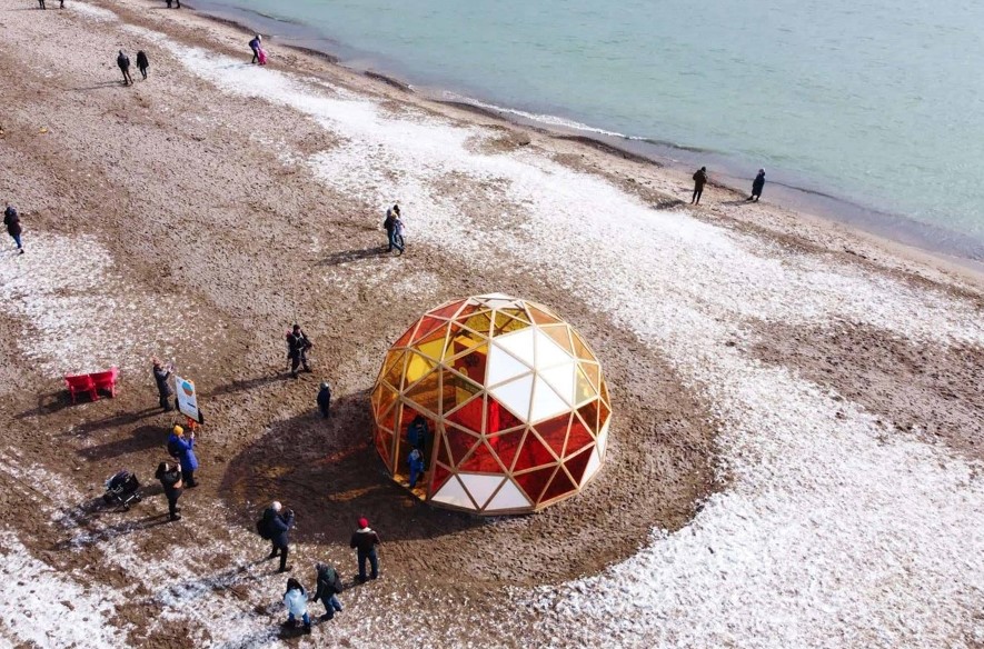 Have a look at the Winter Stations on Woodbine Beach