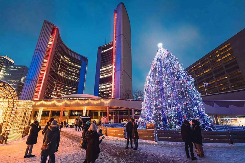 Join the Cavalcade of Lights at Nathan Phillips Square