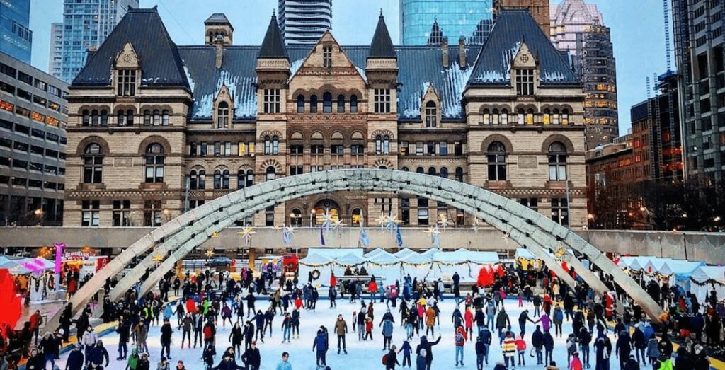 Skate your heart out at Nathan Phillips Square
