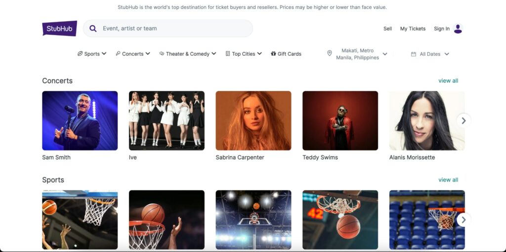 StubHub