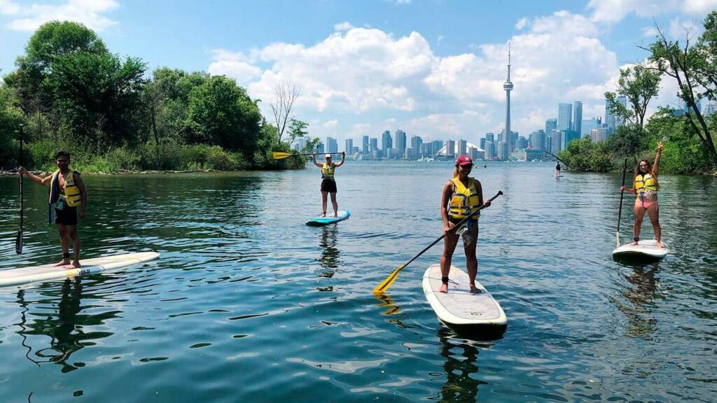 Try paddle boarding