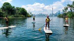 Try paddle boarding