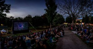 Watch a movie at Christie Pits Park