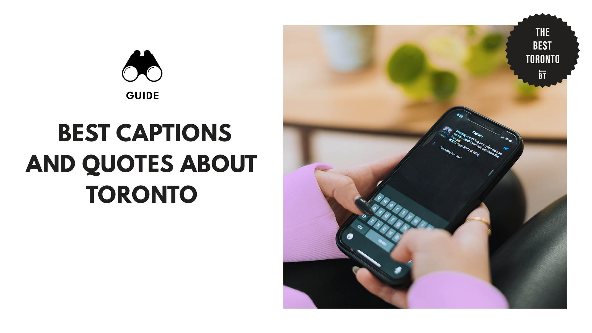 Use These Captions about The City