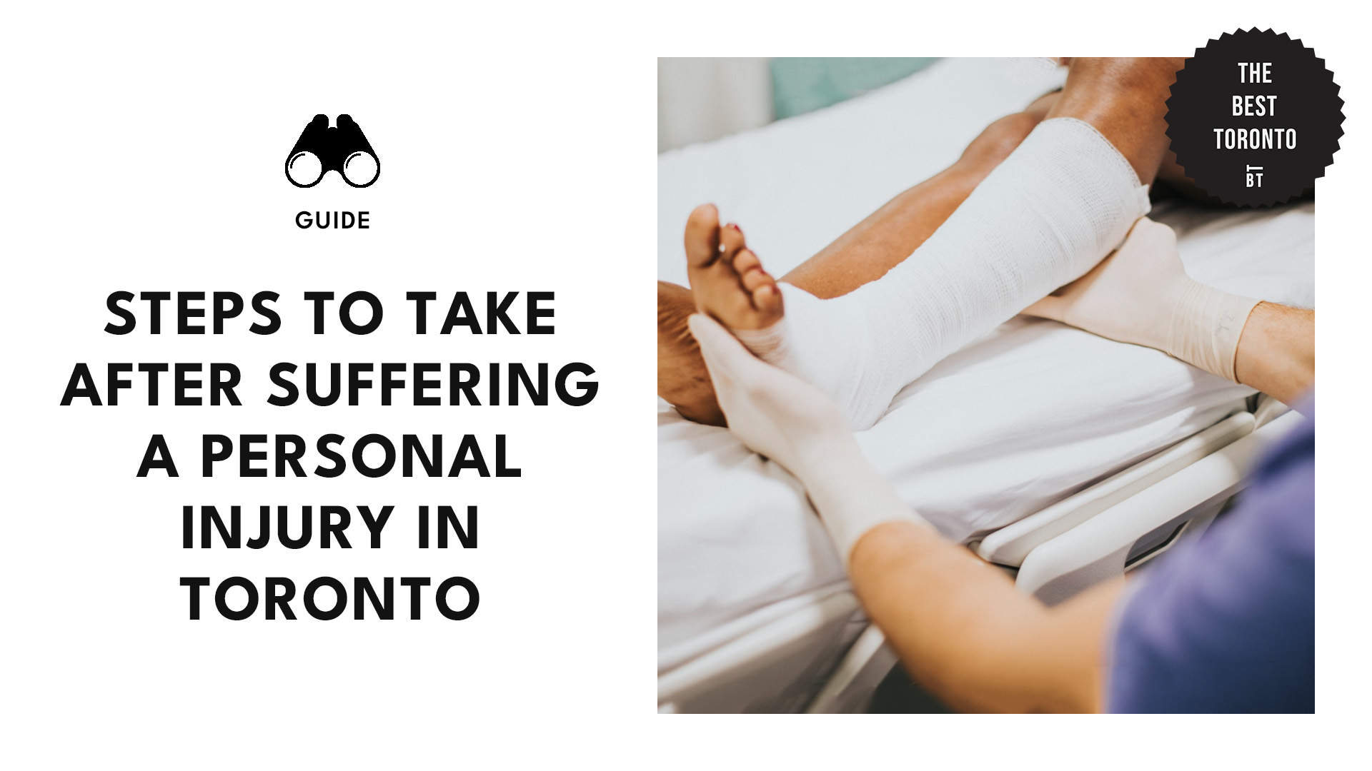 What to Do After Suffering a Personal Injury in Toronto